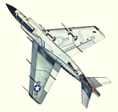 Plan d'un MF-3B (origine : Fighters, encyclopaedia of world aircraft - Kenneth Munson)