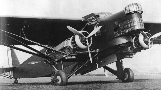 Vue d'un Farman 221 (photo : Histoire de l'Aviation Militaire Bill Gunston - TRH Pictures)