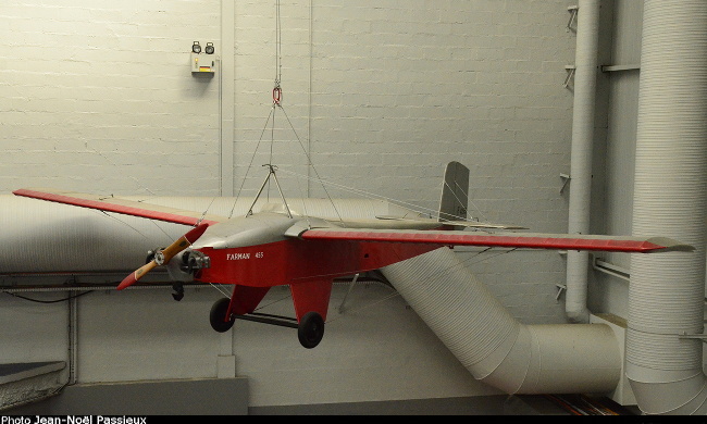 Vue d'un monoplan Farman F.455 (photo : JN Passieux - Musée de l'Air et de l'Espace du Bourget)