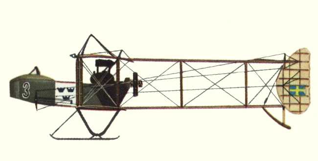 Plan d'un Farman HF.23 (origine : Bombers 1914-1919 - Kenneth Munson)