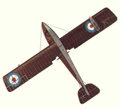 Plan d'un hydravion F.B.A Type C (origine : Bombers 1914-1919 - Kenneth Munson)