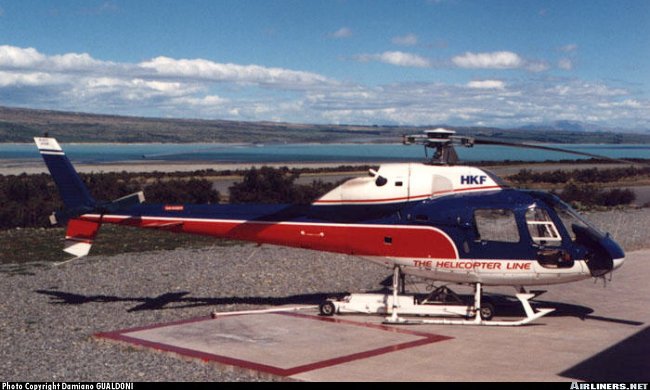 Vue d'un AS 355F en Nouvelle-Zélande (photo : Damiano Gualdoni)