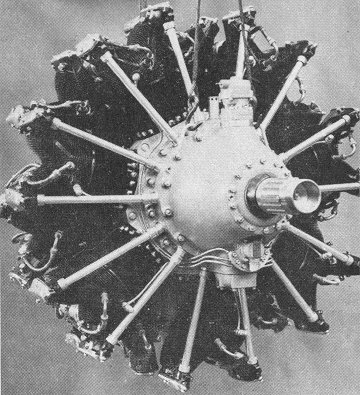 Vue d'un moteur Fiat A.74 RC 38 (photo : Le Fana de l'Aviation)