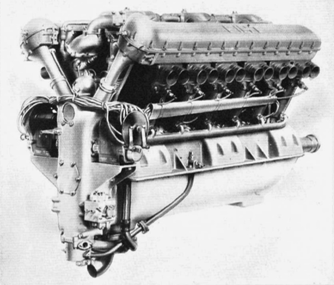 Vue d'un moteur Fiat A.S.2 (photo : magazine Flight, novembre 1926)