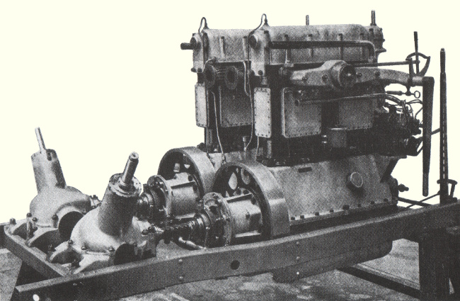 Vue de moteurs Fiat S.76 pour montage sur dirigeable (photo : Jane's fighting aircraft of World War I John W.R. Taylor)
