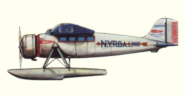 Vue d'un Model 17 Fleetster (origine : Airliners between the wars 1919-1939 - Kenneth Munson)