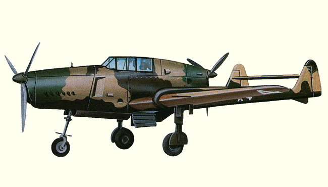 Vue d'un Fokker D.XXIII (origine : Encyclopédie des Avions Militaires du Monde - Enzo Angelucci)