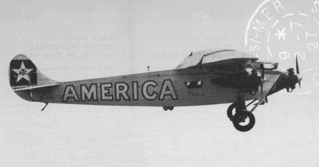 Vue du Fokker F.VIIa/3m 'America'