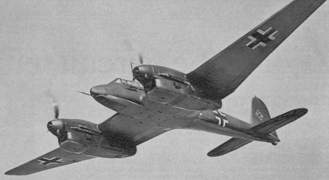 Vue d'un Fw 187 (origine : Gallica - Aviation magazine, septembre 1970)