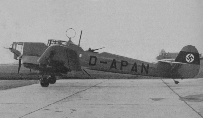 Vue d'un Fw 58 (origine : Gallica - l'Aérophile juillet 1937)