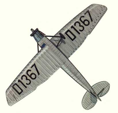 Plan du Focke-Wulf A 17a Leer (origine : Airliners between the wars 1919-1939 - Kenneth Munson)