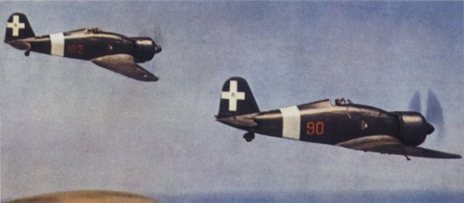Vue d'un groupe de G.50 d'origine (photo : Fighters of the 20th Century - TRH Pictures)