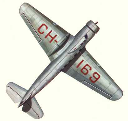 Plan d'un Clark G.A.43 (origine : Airliners between the wars 1919-1939 - Kenneth Munson)