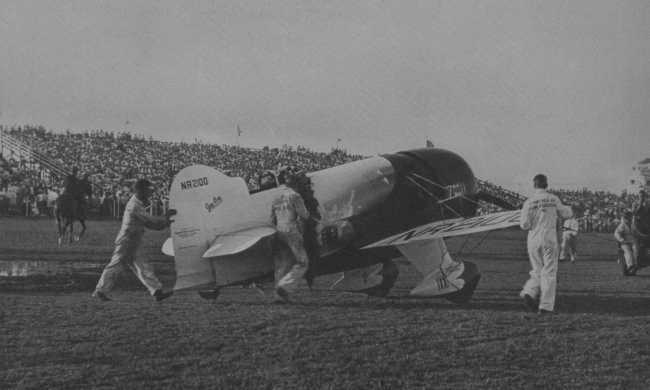 Vue du GeeBee R-1 en 1932 (photo : Les fous volants/Time Life)