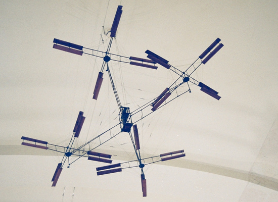 Vue d'une maquette de l'hélicoptère Breguet Gyroplane 1 (photo : JN Passieux - Musée des Arts et Métiers, juin 2014)