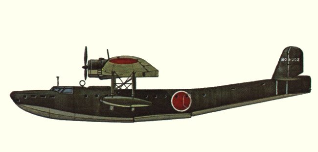Vue d'un H6K4-L de transport (origine : Bombers 1939-1945 - Kenneth Munson)