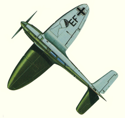 Plan d'un He 112B-0 (origine : Fighters between the wars 1919-1939 - Kenneth Munson)