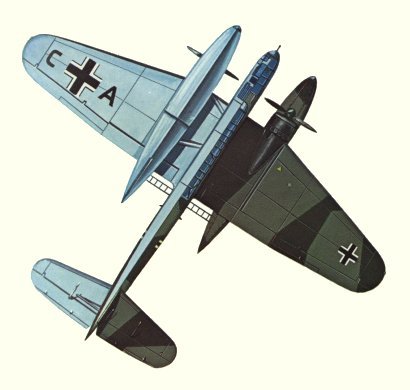 Plan d'un He 115B-1 (origine : Bombers 1939-1945 - Kenneth Munson)