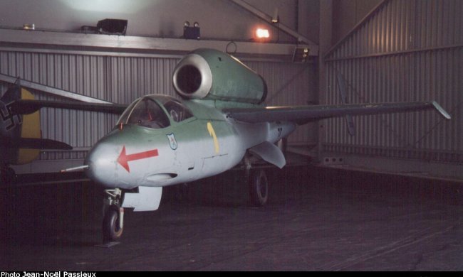 Vue d'un He 162A (photo : JN Passieux, Salon du Bourget 2003)