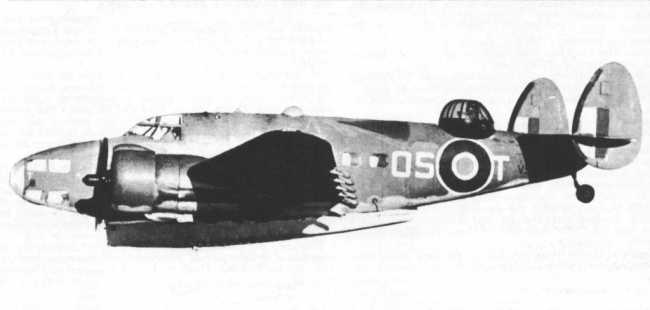 Vue d'un Hudson III (photo : Jane's fighting aircraft of World War II)