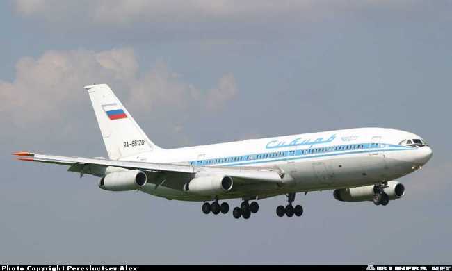 Vue d'un Il-86 des Siberia Airlines (photo : Alex Pereslavtsev)