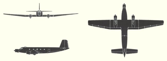 Plans d'un Ju 352