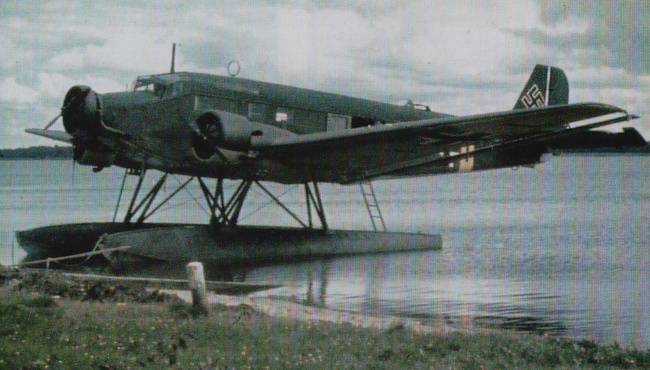Vue d'un Ju 52/3m (photo : Typenkompass Junkers - Flugzeuge seit 1915 - Manfred Griehl, Perlia)