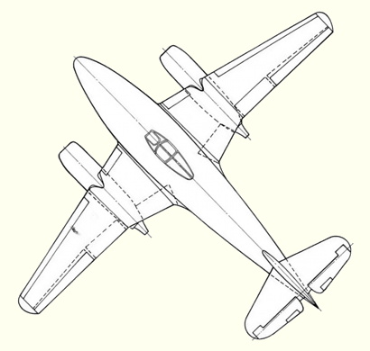 Vue d'un Nakajima Ki-201