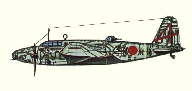 Vue d'un Ki-21-IIb (origine : Bombers 1939-1945 - Kenneth Munson)