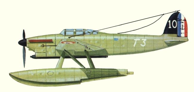 Vue d'un Latécoère 298A (origine : Flying Boats and Seaplanes since 1910 - Kenneth Munson)