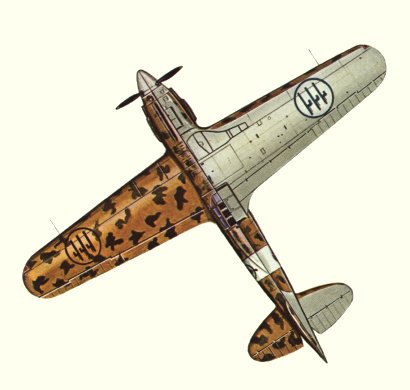 Plan d'un Macchi C.202 (origine : Fighters 1939-1945 - Kenneth Munson)
