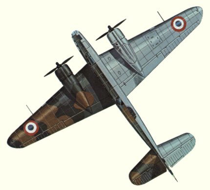 Plan d'un Martin 167A-3 (origine : Bombers 1939-1945 - Kenneth Munson)