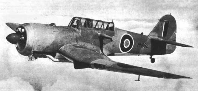 Vue d'un Martinet (photo : Jane's fighting aircraft of World War II)