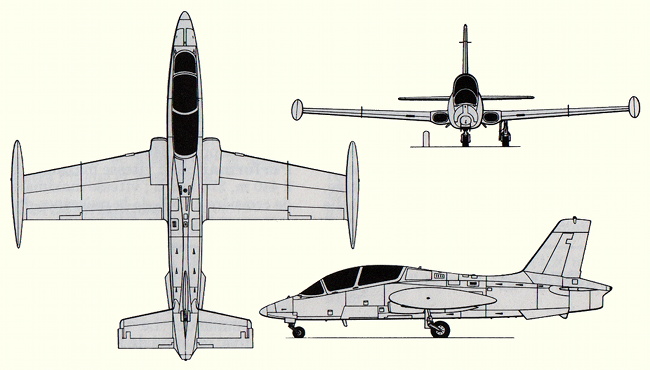 Plans d'un Aermacchi MB-339