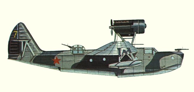 Vue d'un MBR-2 (origine : Bombers 1939-1945 - Kenneth Munson)