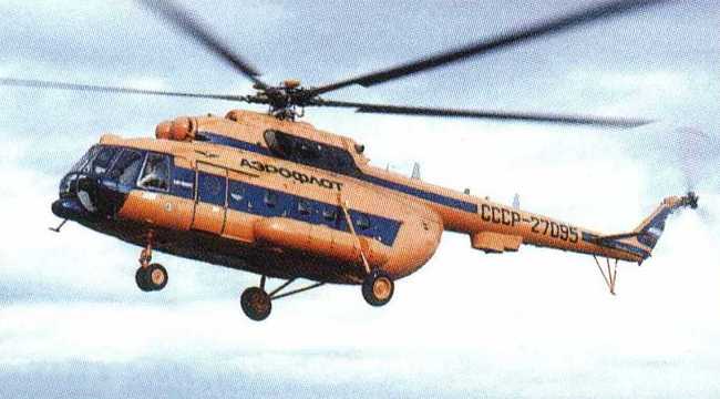 Vue d'un Mi-8AMT de l'Aeroflot