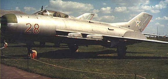 Vue d'un MiG-19