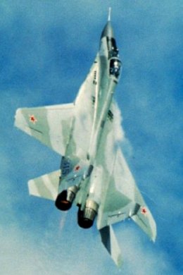 Vue d'un MiG-29