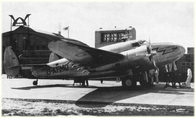 Vue d'un Model 14 de British Airways (photo : Pictorial History of BOAC and Imperial Airways Kenneth Munson - Flight International)
