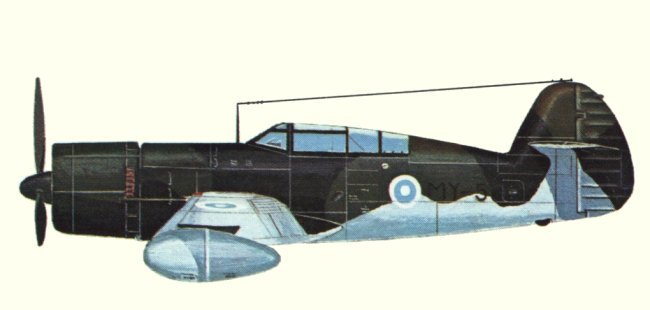 Vue d'un IVL Myrsky II (origine : Fighters 1939-1945 - Kenneth Munson)