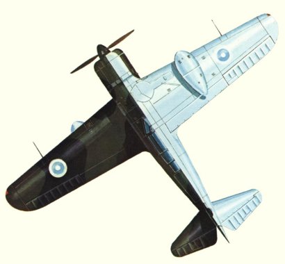 Plans d'un IVL Myrsky II (origine : Fighters 1939-1945 - Kenneth Munson)