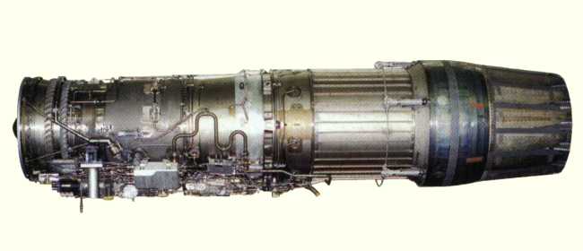 Vue d'un réacteur Pratt & Whitney F100
