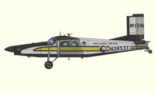 Vue d'un PC-6/B-H2 (origine : Private Aircraft since 1946 - Kenneth Munson)