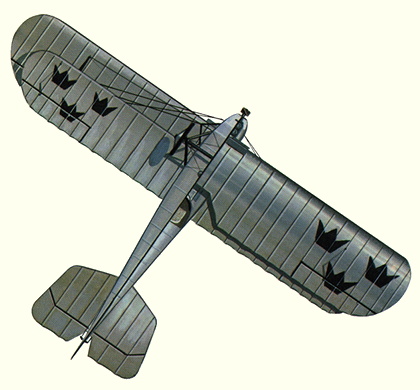 Plan d'un chasseur Phönix D.III (origine : Fighters 1914-1919 - Kenneth Munson)