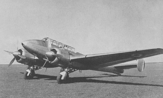 Vue d'un Potez P.63 (origine : Gallica - l'Air, numéro spécial 1938)