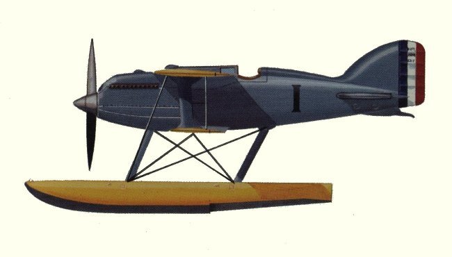 Plans du R3C-2 (origine : Flying Boats and Seaplanes since 1910 - Kenneth Munson)