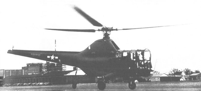 Vue d'un Sikorsky R-5A (photo : Jane's fighting aircraft of World War II)