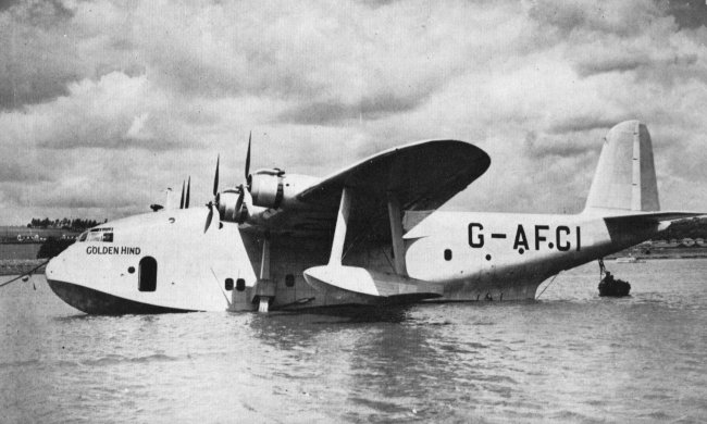 Vue du S.26 Golden Hind des Imperial Airways (photo : Pictorial History of BOAC and Imperial Airways Kenneth Munson)