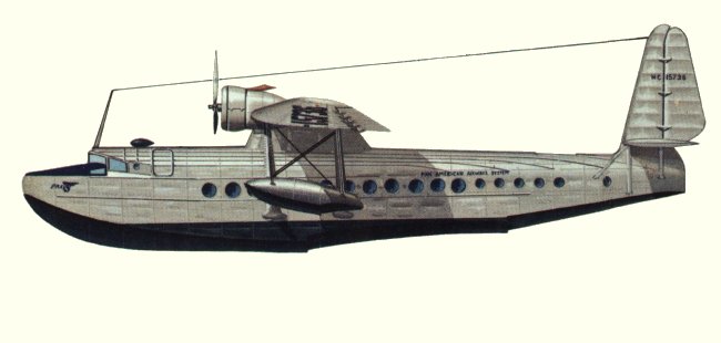 Vue d'un S-42B (origine : Flying Boats and Seaplanes since 1910 - Kenneth Munson)