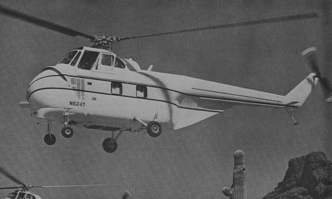 Vue d'un Helitec (Sikorsky) S-55T (photo : Jane's pocket book 20 Helicopters Michael J.H.Taylor)